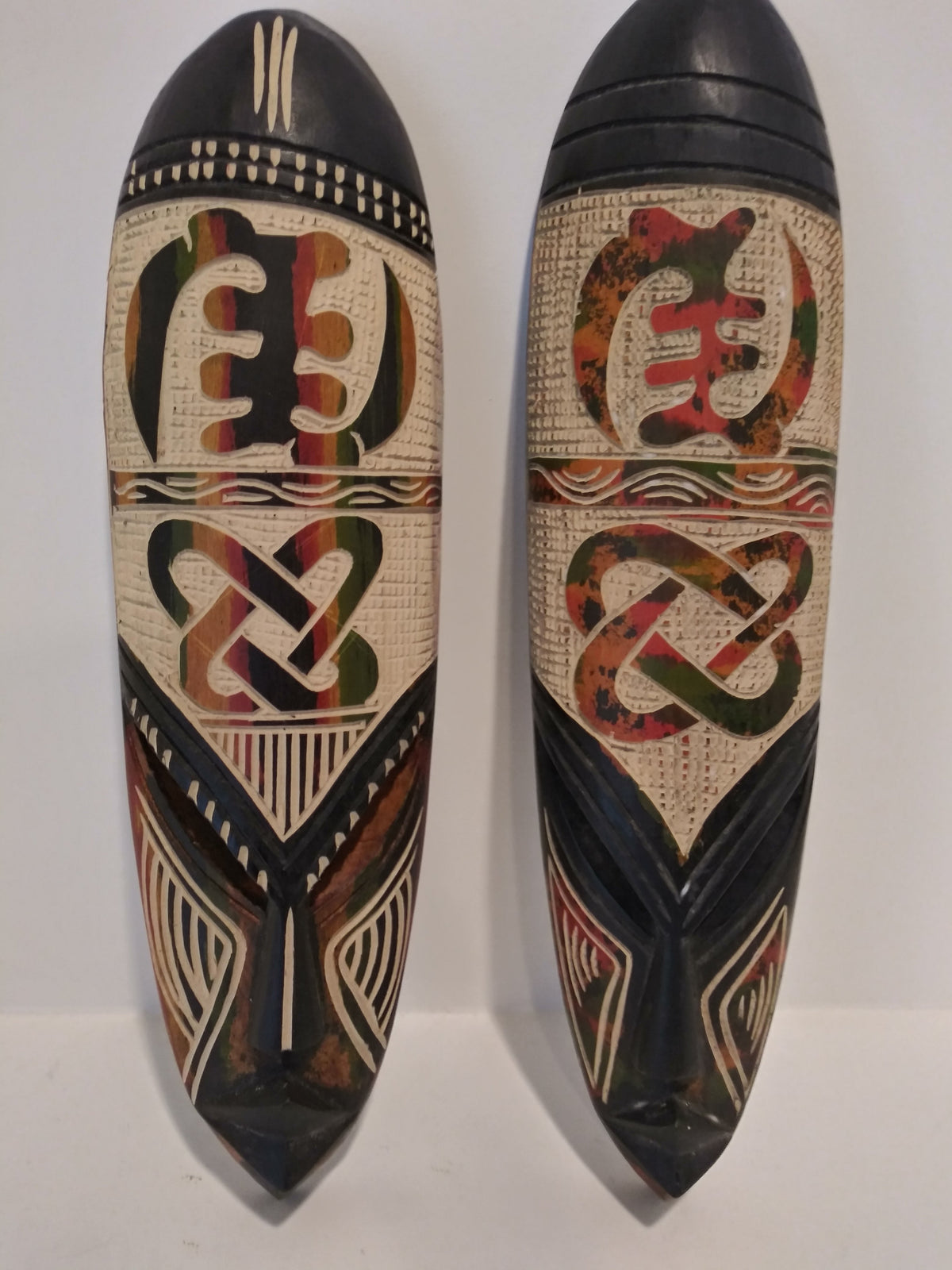 wooden masks!