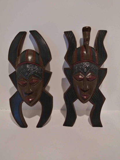 African handcrafted mask.
