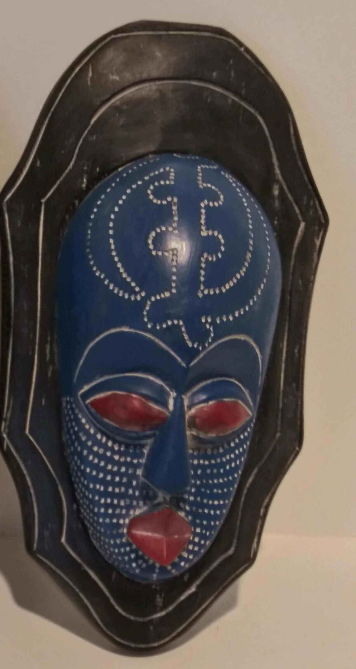 African wall mask.