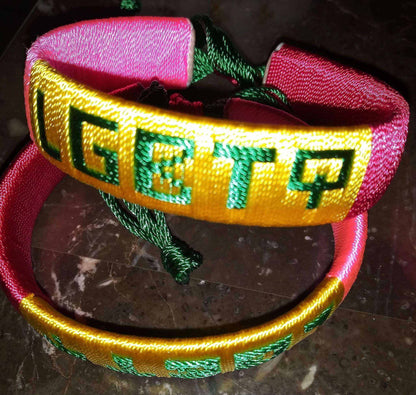 LGBTQ Pride Bracelet with vibrant rainbow design symbolizing love and inclusivity