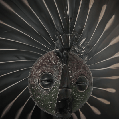 African wall mask.
