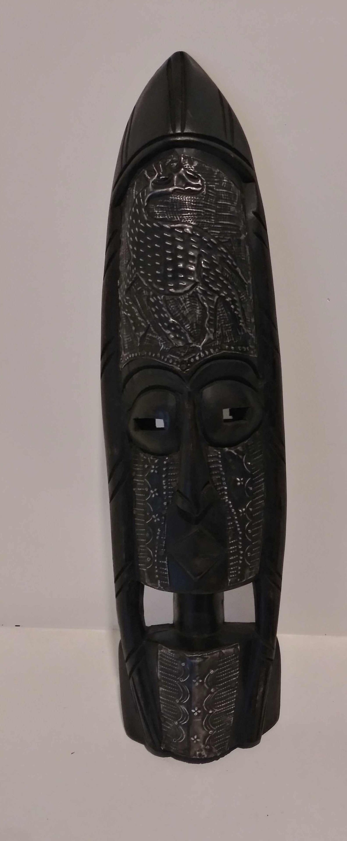 African tribal wall mask.
