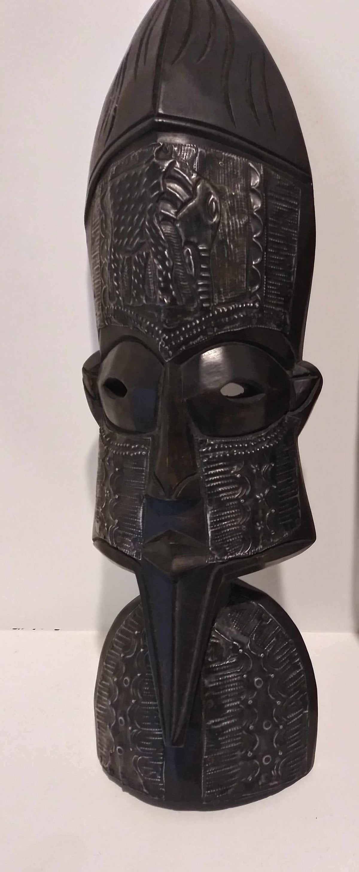 African tribal wall mask.