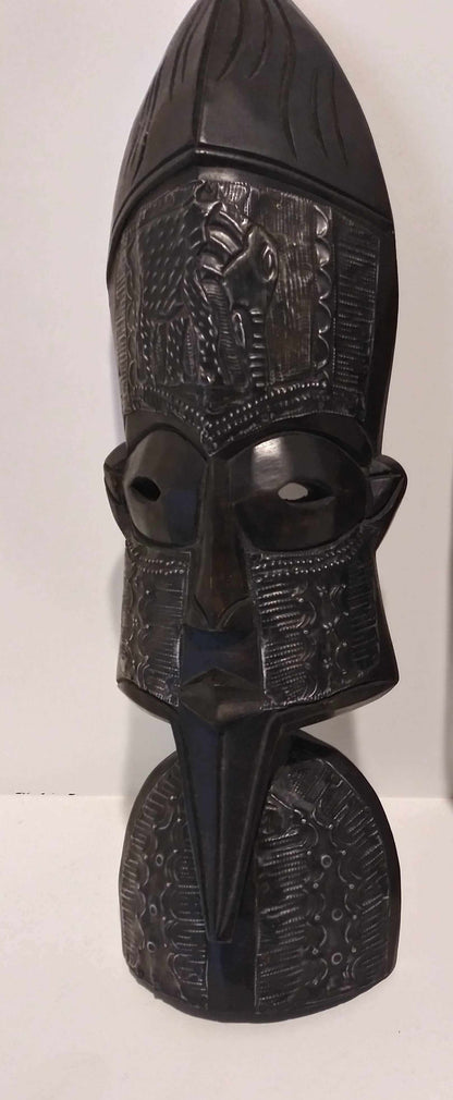 African tribal wall mask.