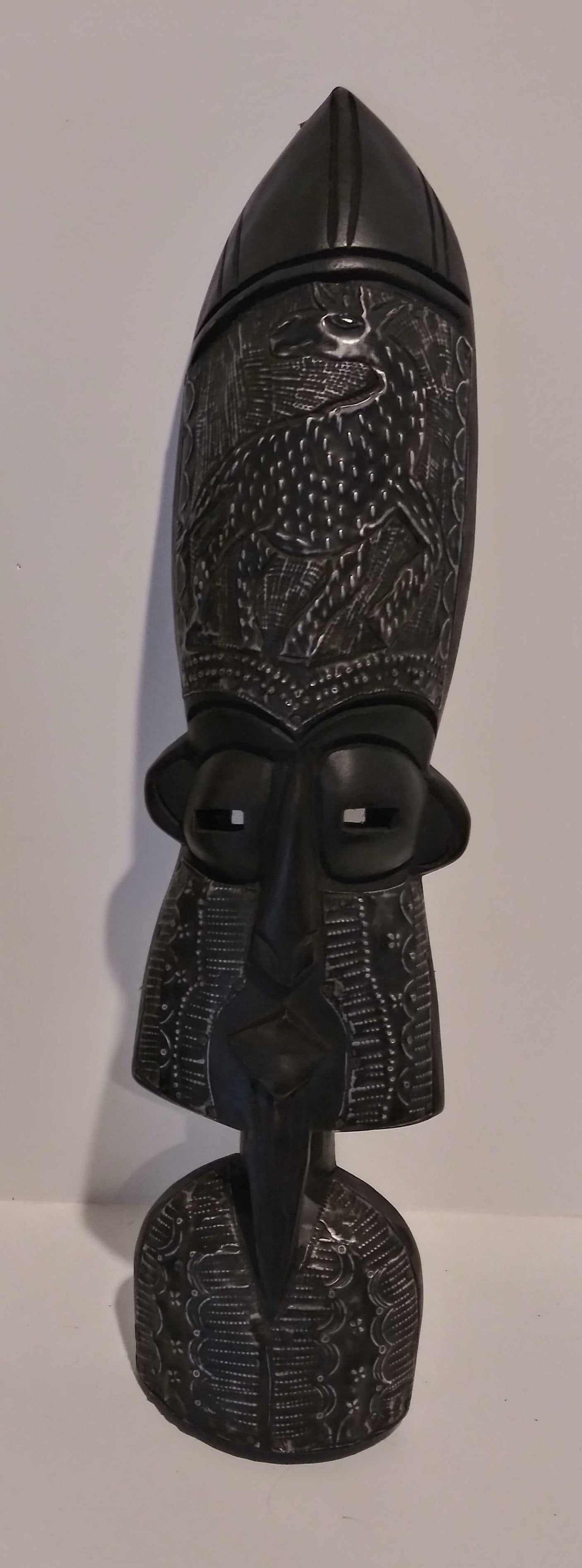 African tribal wall mask.