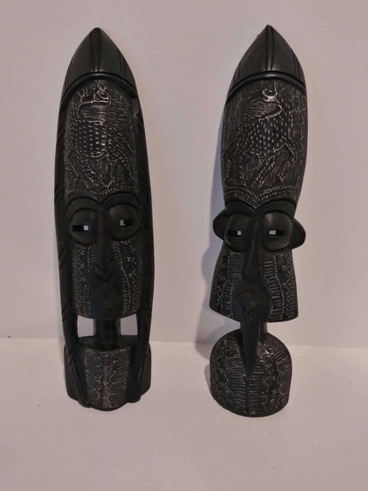 African tribal wall mask.