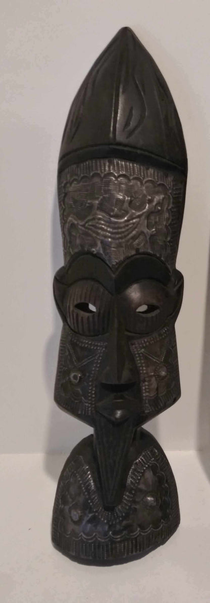 African tribal wall mask.